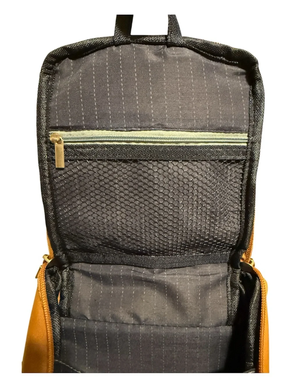 United Airlines BusinessFirst Brown Travel Toiletry Amenity Bag
